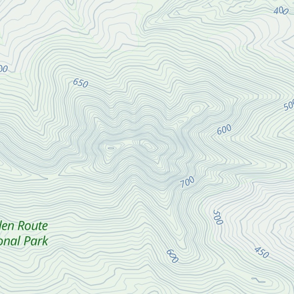 Map of Grenadier's Cap
