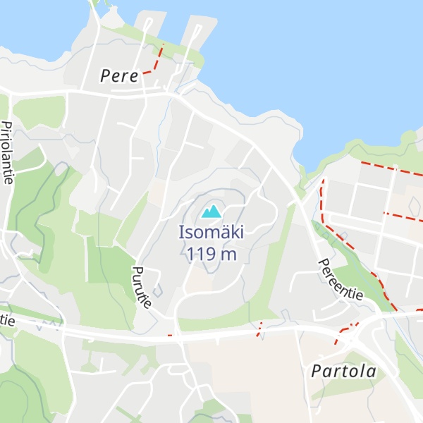 Map of Isomäki