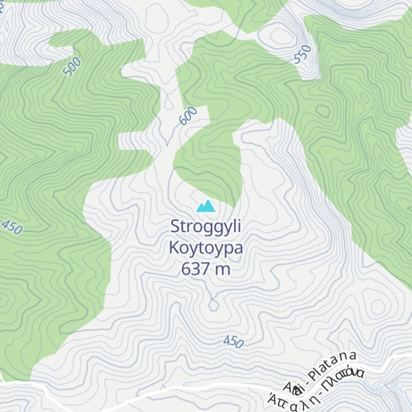 Map of Stroggyli Koytoypa
