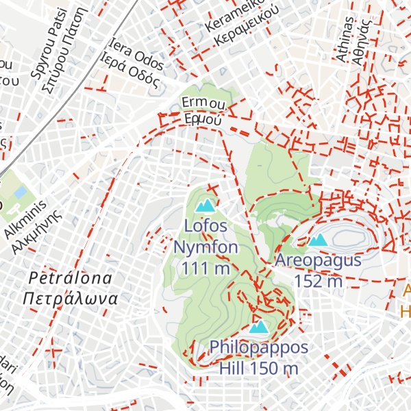 Map of Lofos Nymfon