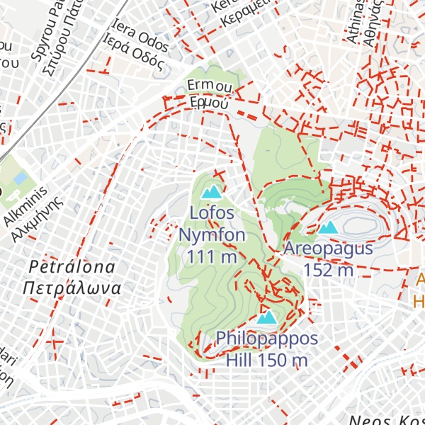Map of Lofos Pnykas