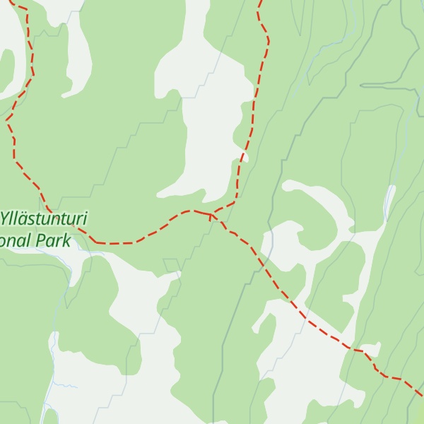 Map of Pyhäkero Open Wilderness Hut