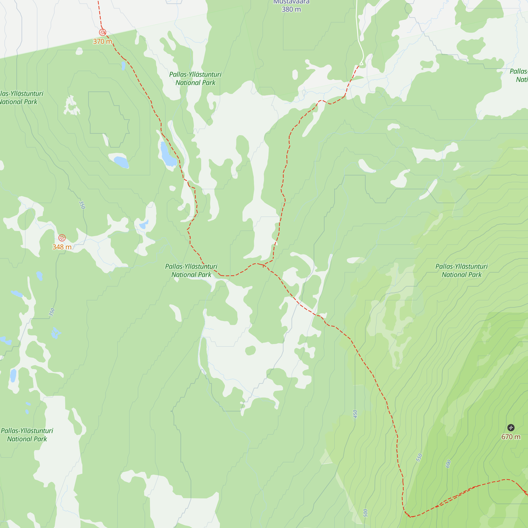 Pyhäkero Open Wilderness Hut map