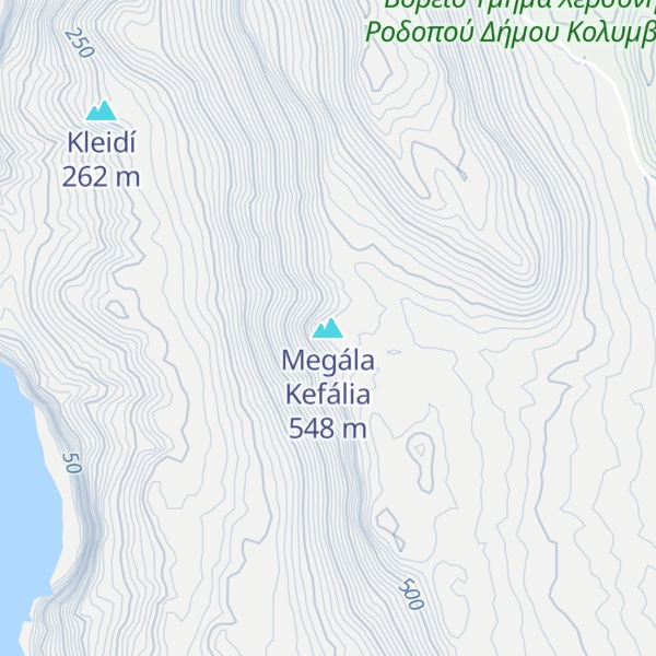 Map of Megála Kefália