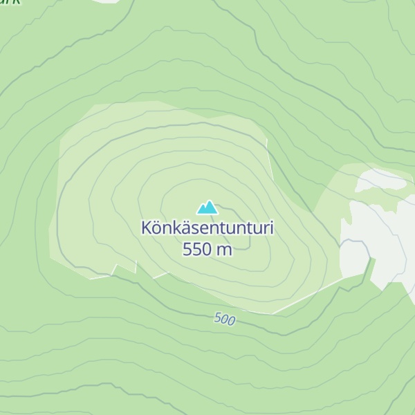 Map of Könkäsentunturi