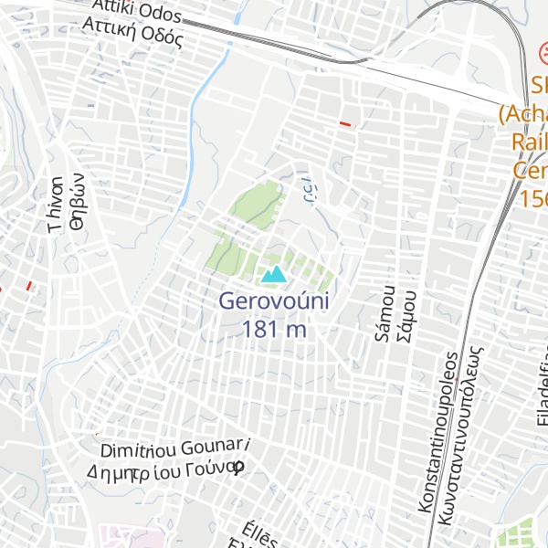 Map of Gerovoúni