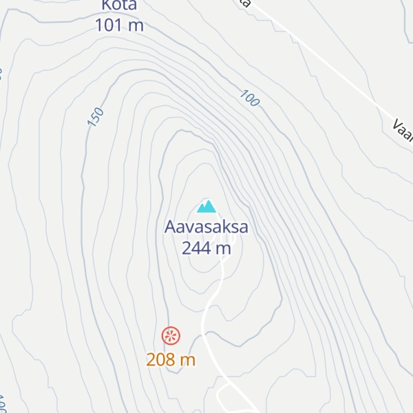 Map of Aavasaksa