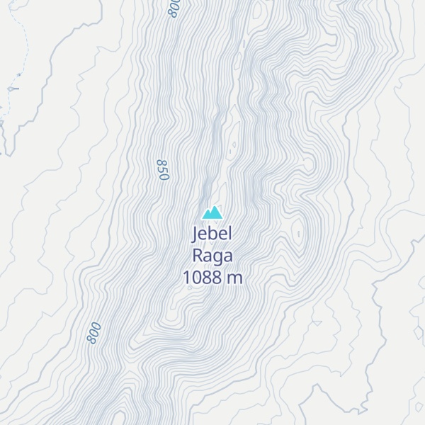 Map of Jebel Raga