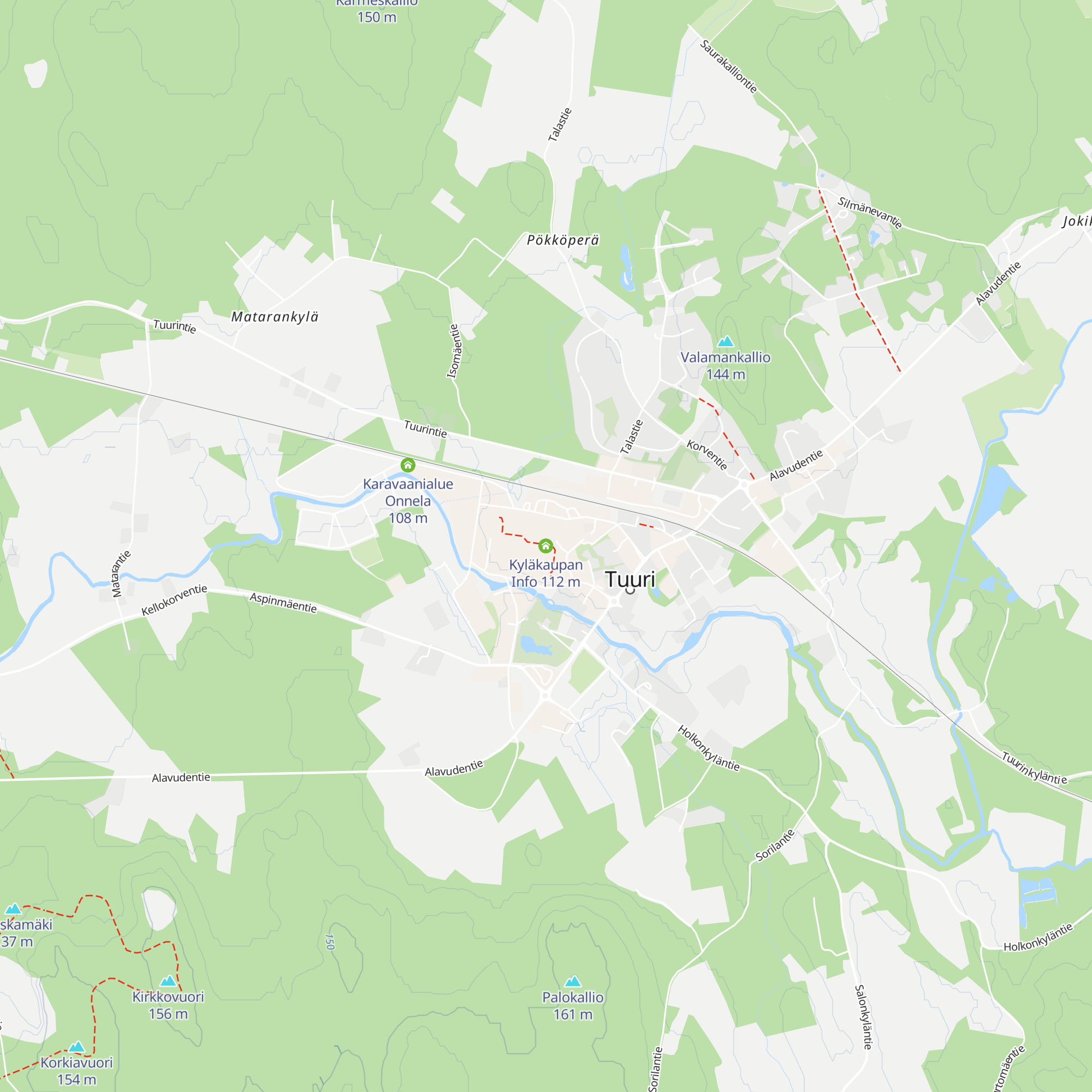 Kyläkaupan Info map