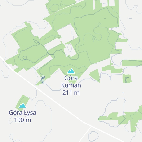 Map of Góra Kurhan