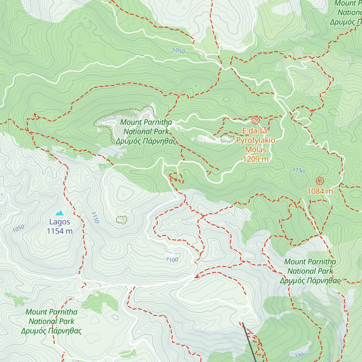 Mountain Lodge Mpafi map