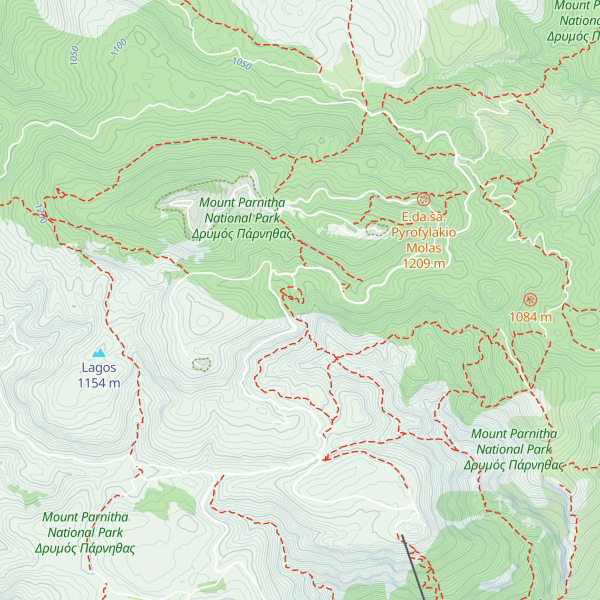 Mountain Lodge Mpafi map