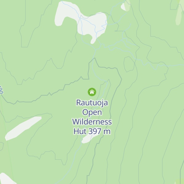 Map of Rautuoja Open Wilderness Hut
