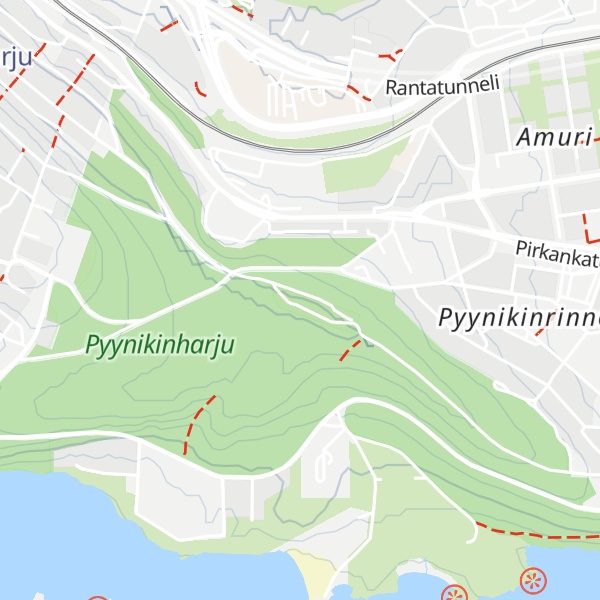 Map of Pyynikinharju