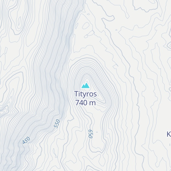 Map of Tityros