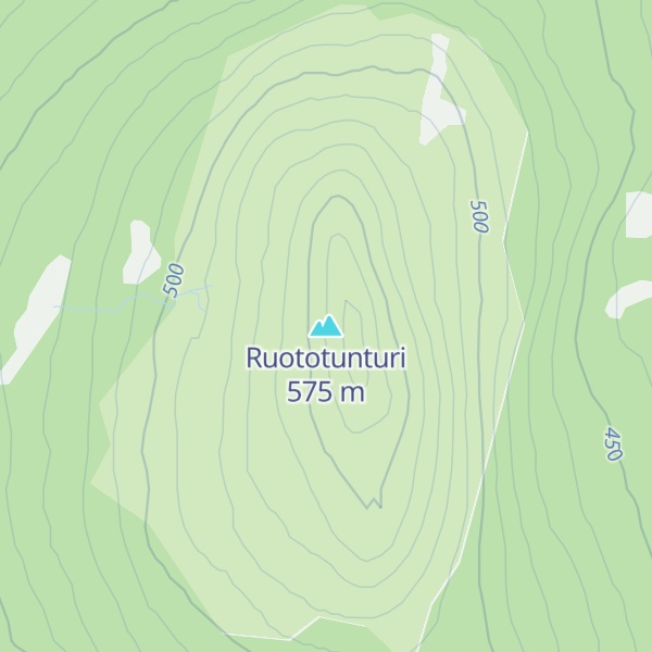 Map of Ruototunturi