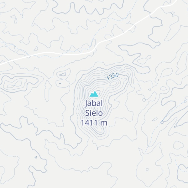 Map of Jabal Sielo