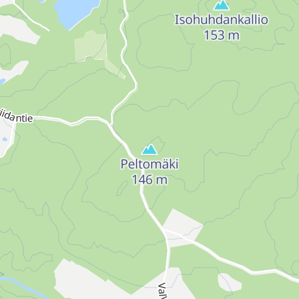 Map of Peltomäki