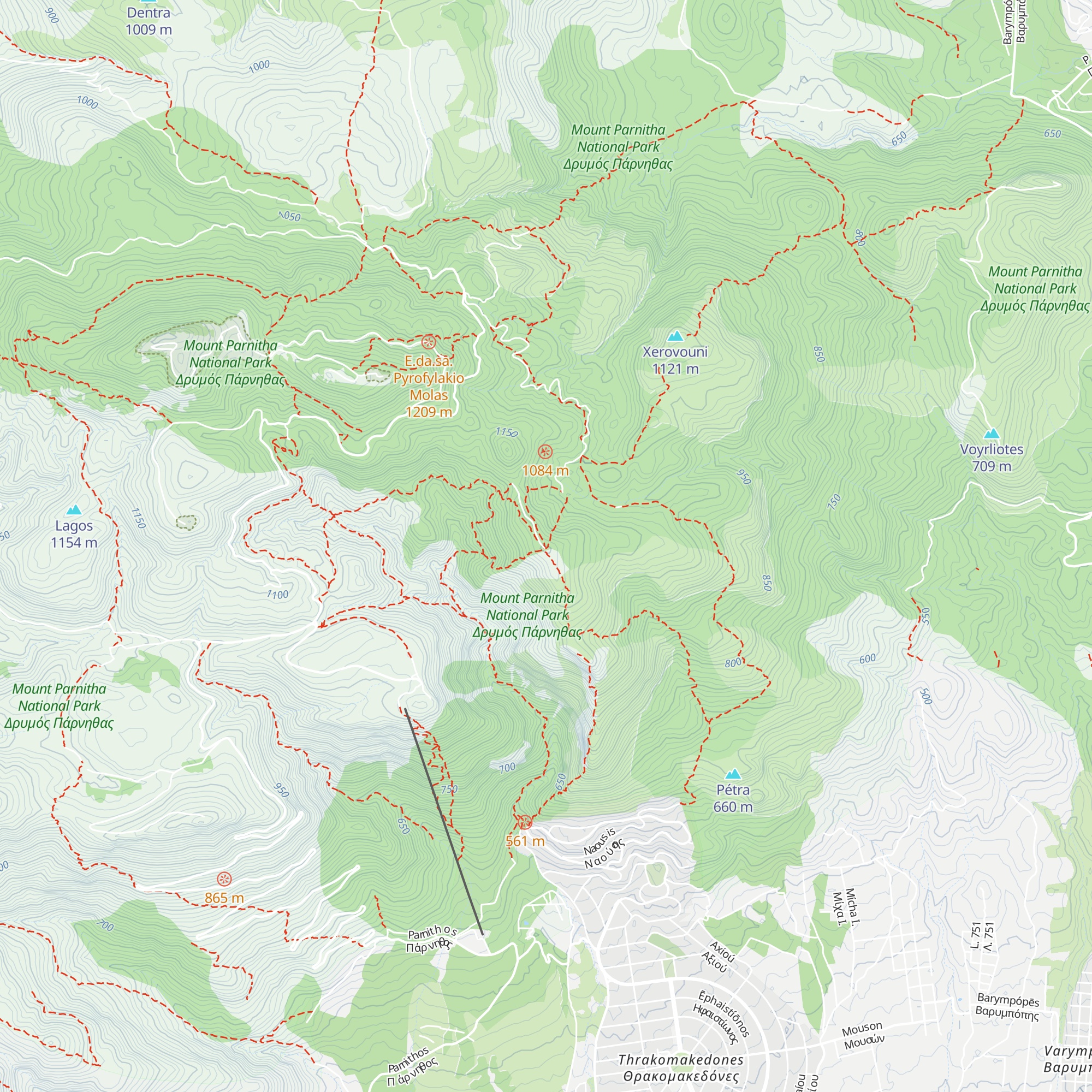 Mountain Lodge Flabouri map
