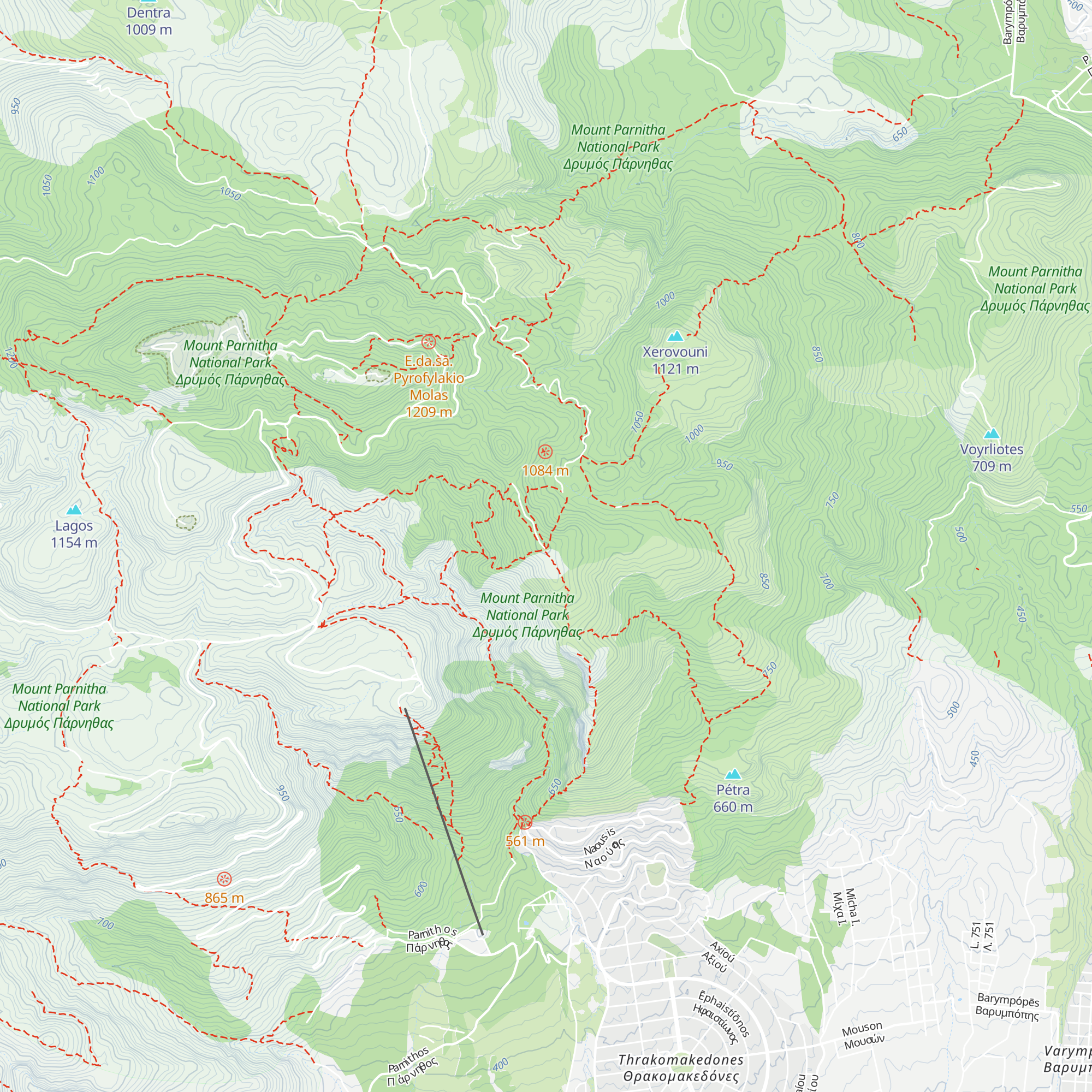 Mountain Lodge Flabouri map