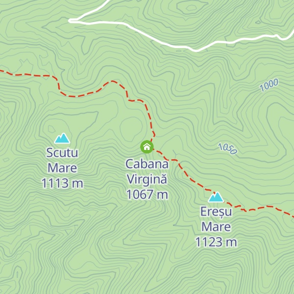 Map of Cabana Virgină