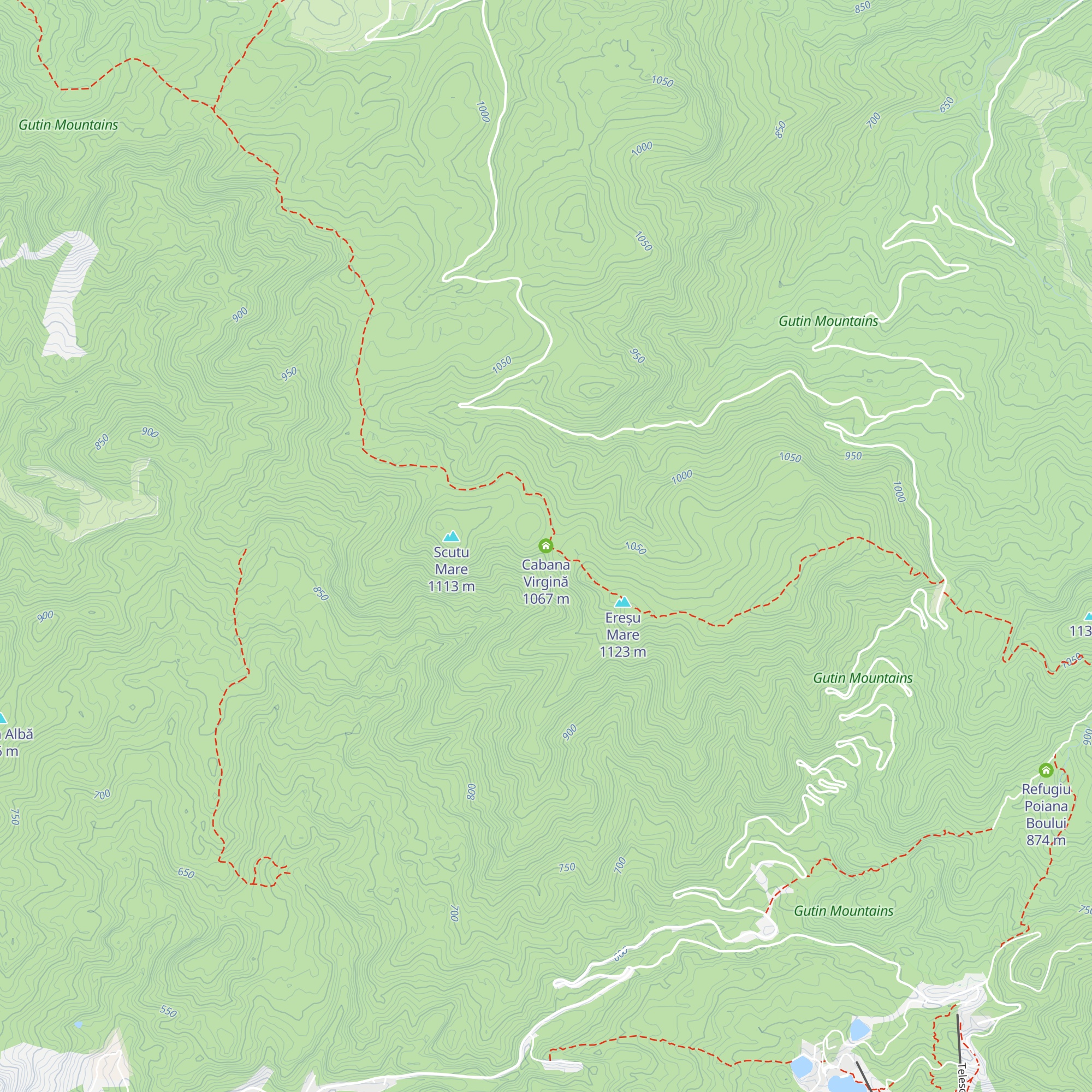 Cabana Virgină map