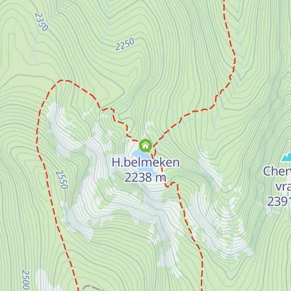 Map of H.belmeken