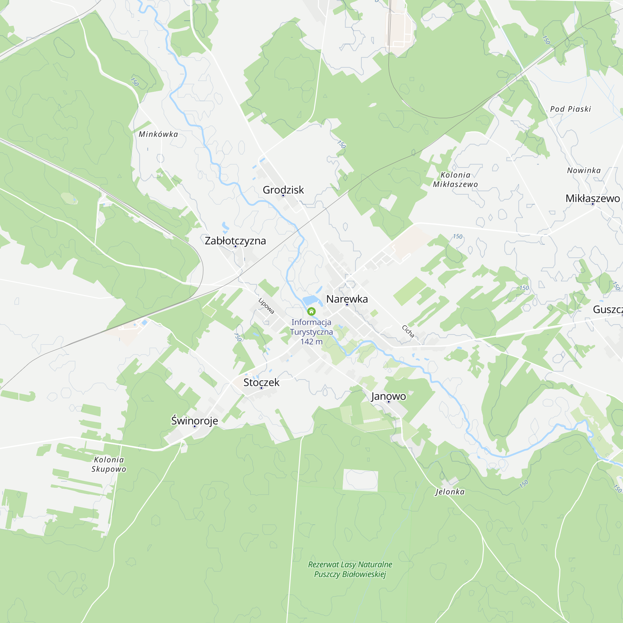 Informacja Turystyczna map