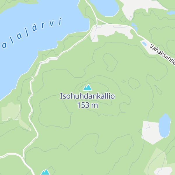 Map of Isohuhdankallio