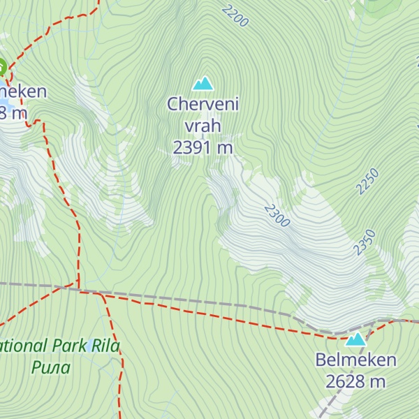 Map of Cherveni Vrh