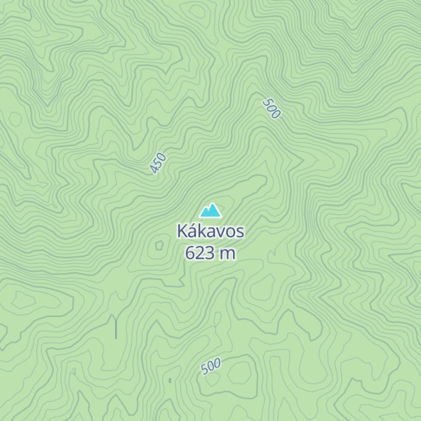 Map of Kákavos