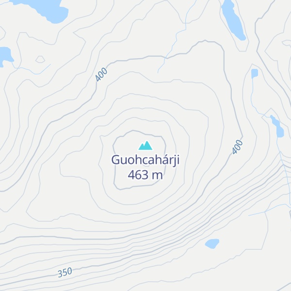 Map of Guohcahárji