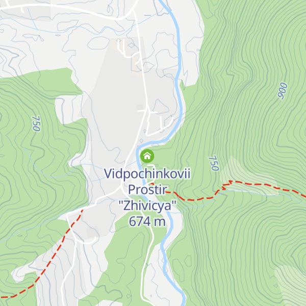 Map of Recreation complex "Arshitsa"