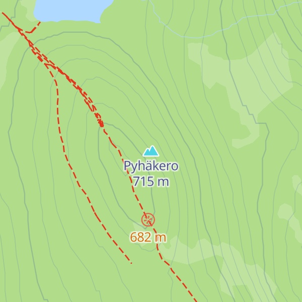 Map of Pyhäkero