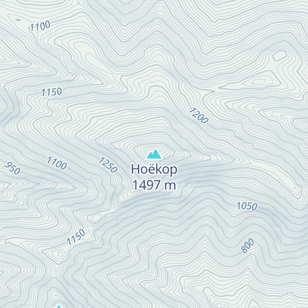 Map of Hoëkop
