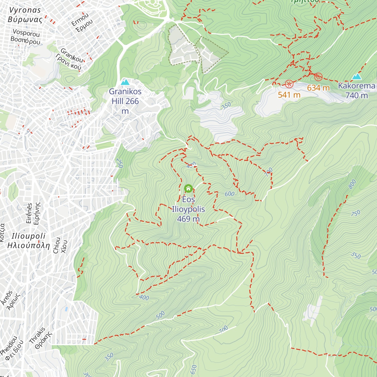 Eos Ilioypolis map