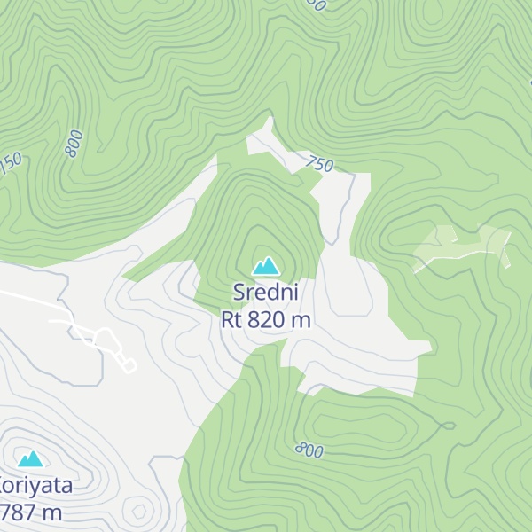 Map of Sredni Rt