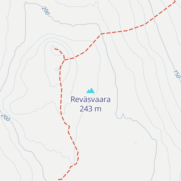 Map of Reväsvaara