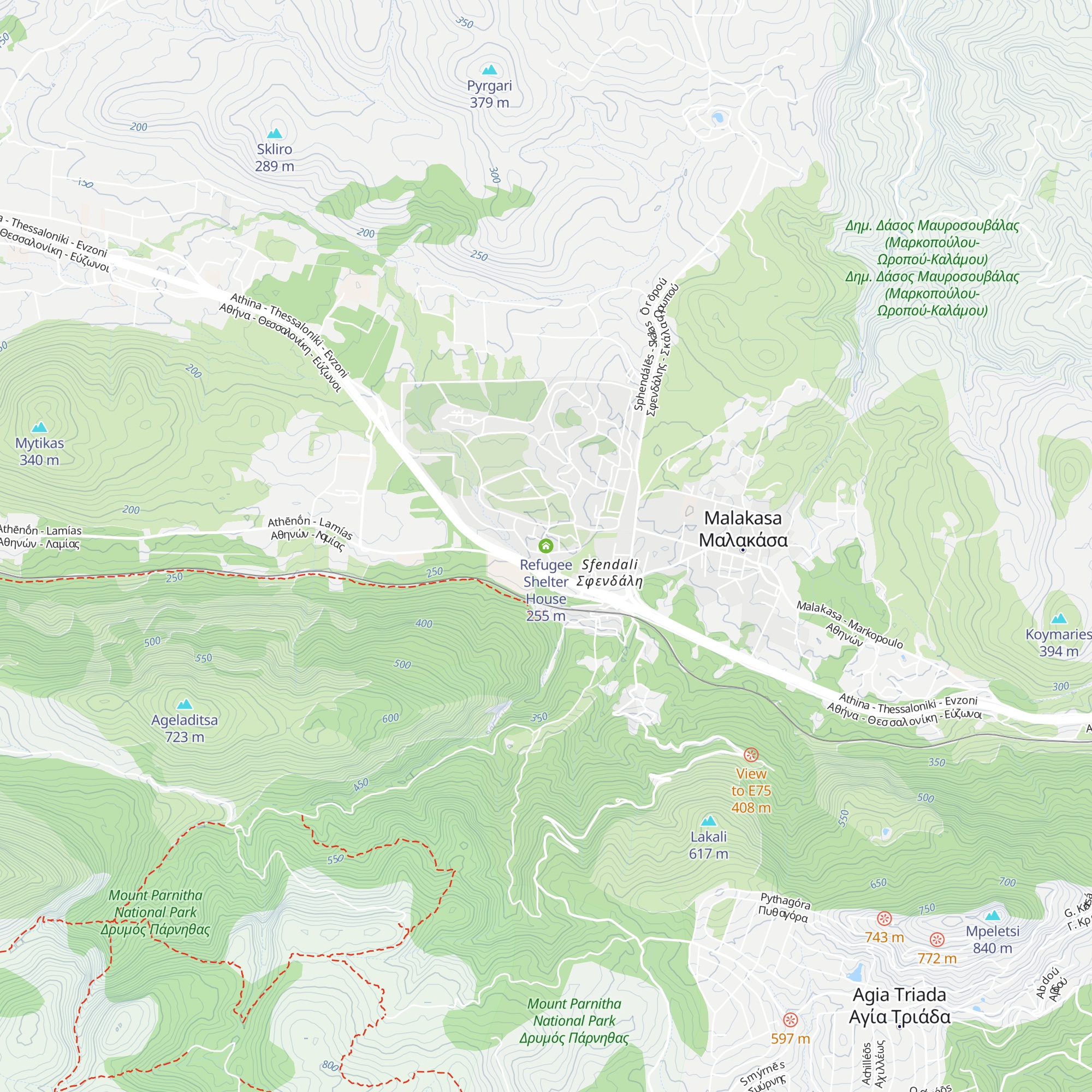 Refugee Shelter House map