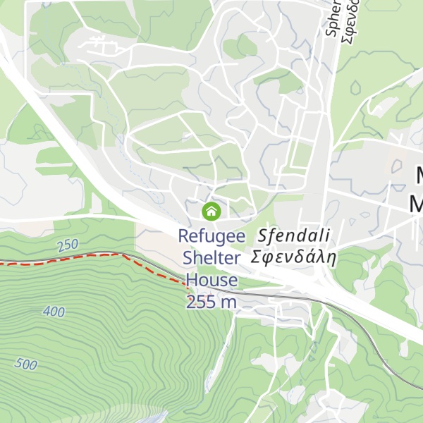 Map of Refugee Shelter House