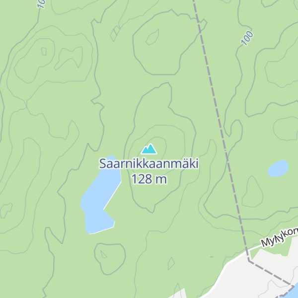 Map of Saarnikkaanmäki
