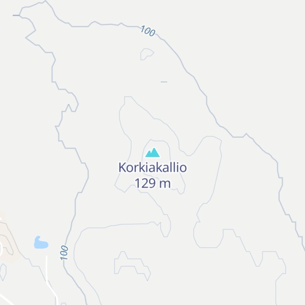 Map of Korkiakallio