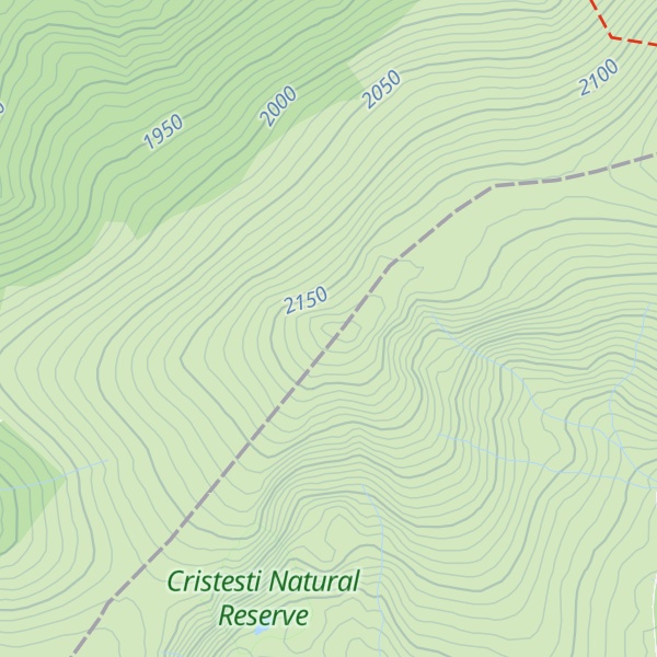 Map of Cristești