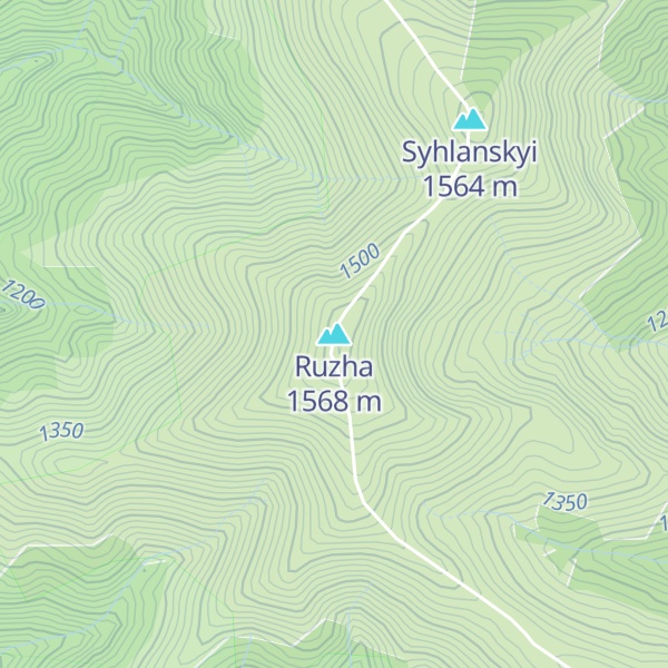 Map of Ruzha