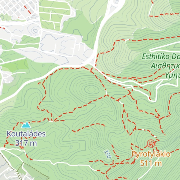 Map of Kalogerou Hill
