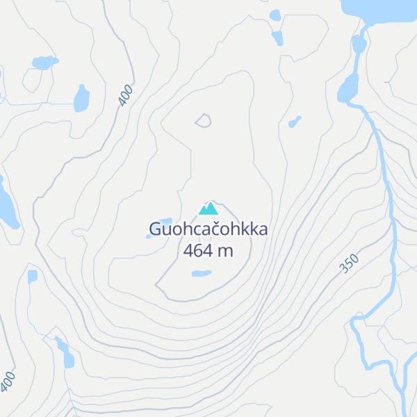 Map of Guohcačohkka