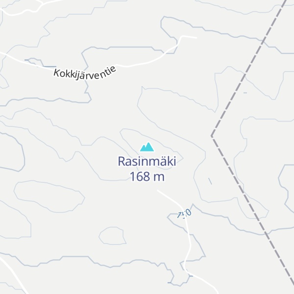 Map of Rasinmäki