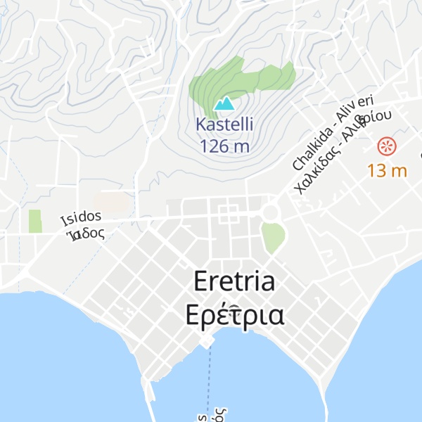 Map of Infocenter Evias
