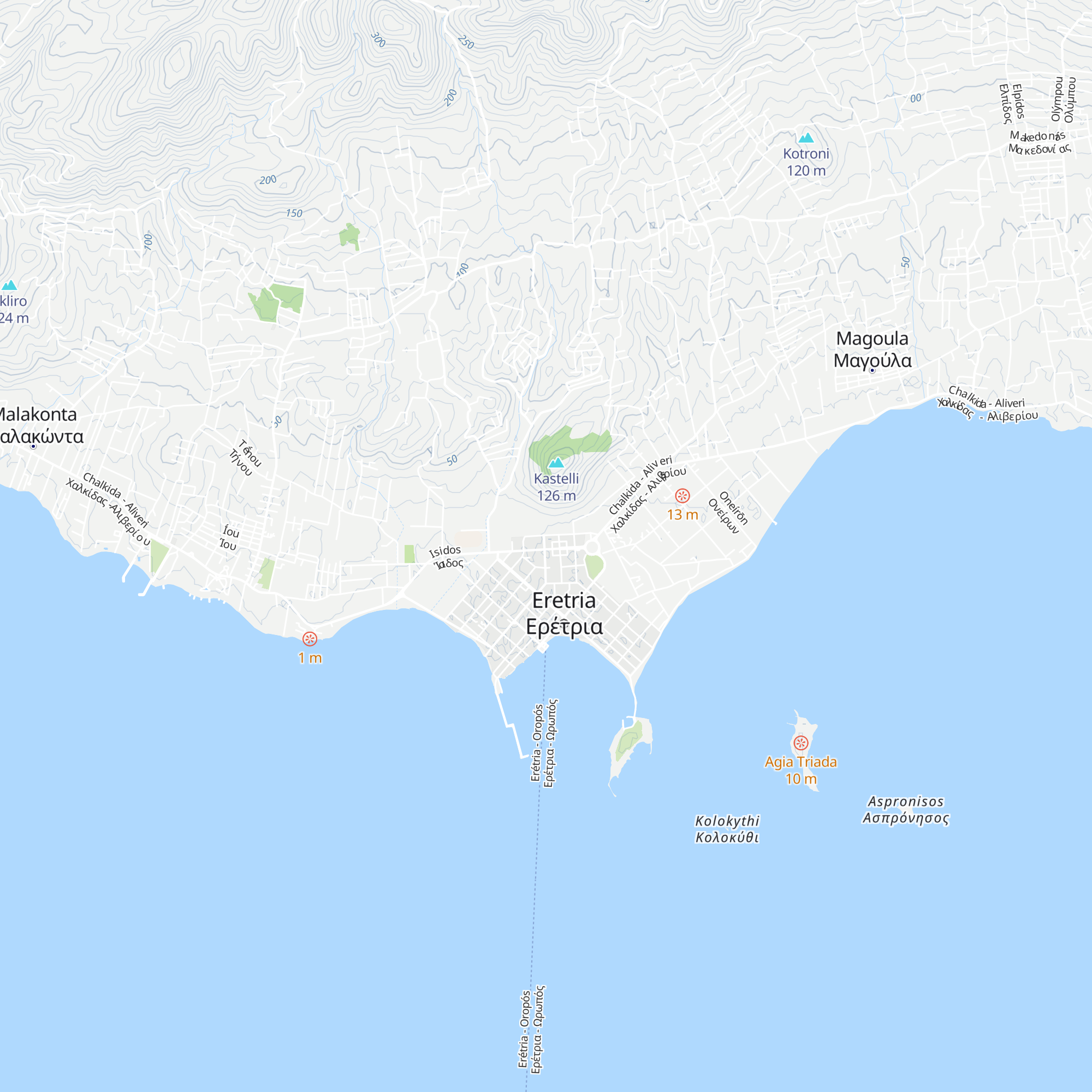 Infocenter Evias map