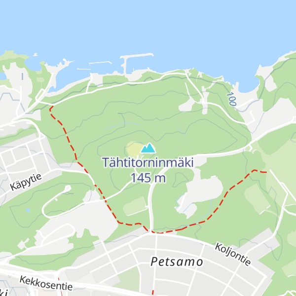 Map of Tähtitorninmäki